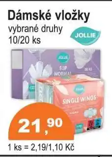 COOP DISKONT Dámské vložky nabídka
