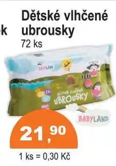 COOP DISKONT Dětské vlhčené ubrousky nabídka