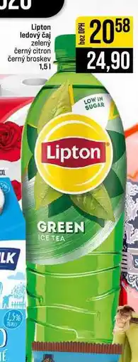 Jip Lipton ledový čaj zelený černý citron černý broskev nabídka