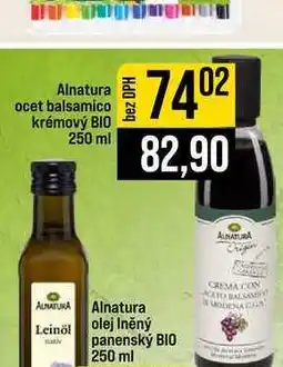 Jip Alnatura Leinöl olej Iněný panenský BIO nabídka