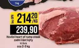Jip Hovězí heart of rump steak zadní část kýty kráva cca nabídka