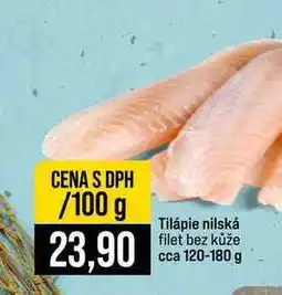 Jip Tilápie nilská filet bez kůže cca 120-180 g 100g nabídka