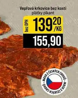 Jip Vepřová krkovice bez kosti plátky pikant nabídka