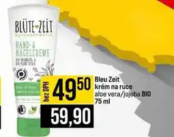 Jip Bleu Zeit krém na ruce aloe vera jojoba BIO nabídka