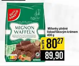 Jip Miňonky plněné lískooříškovým krémem nabídka