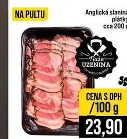 Jip Anglická slanina plátky cca 200 nabídka