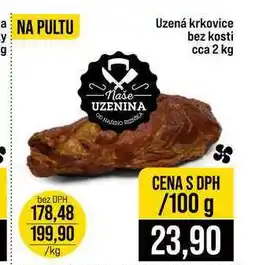 Jip Uzená krkovice bez kosti cca 2 kg 100g nabídka