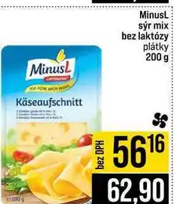 Jip MinusL sýr mix bez laktózy plátky nabídka