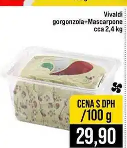 Jip Vivaldi gorgonzola+Mascarpone cca 2,4 kg 100g nabídka