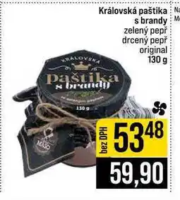 Jip Královská paštika s brandy zelený pepř drcený pepř original nabídka