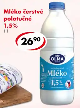 CBA Olma mléko čerstvé polotučné nabídka