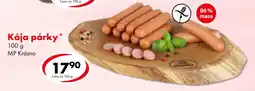 CBA Kája párky nabídka