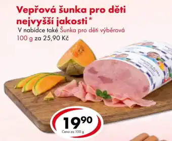 Vepřová šunka pro děti