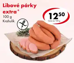 CBA Krahulík libové párky extra nabídka