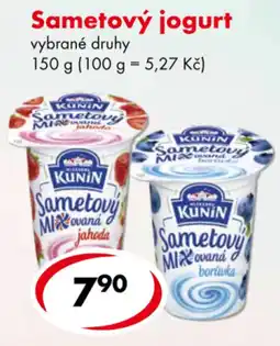 CBA Kunin sametový jogurt nabídka