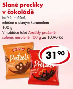CBA Dr. Ensa slané preclíky v čokoládě nabídka