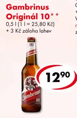 CBA Gambrinus Originál 10 nabídka