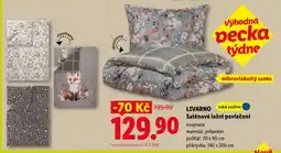 Lidl LIVARNO Saténové ložní povlečení nabídka