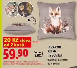 Lidl LIVARNO Potah na polštář nabídka
