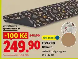Lidl Livarno Běhoun nabídka