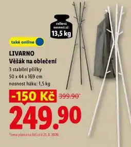 Lidl LIVARNO Věšák na oblečení nabídka
