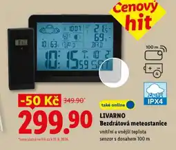 Lidl Livarno Bezdrátová meteostanice nabídka