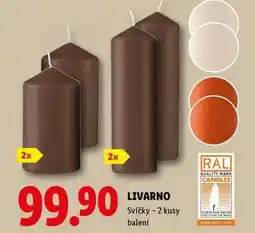 Lidl LIVARNO Svíčky – 2 kusy balení nabídka