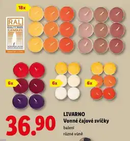 Lidl LIVARNO Vonné čajové svíčky nabídka