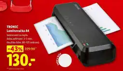 Lidl Tronic Laminovačka A4 nabídka