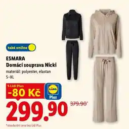 Lidl ESMARA Domácí souprava Nicki nabídka