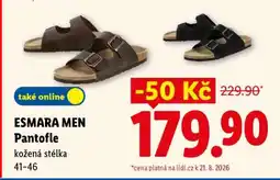 Lidl ESMARA MEN Pantofle nabídka