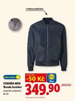 Lidl ESMARA MEN Bunda bomber nabídka