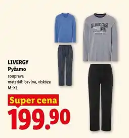 Lidl LIVERGY PYŽAMO nabídka