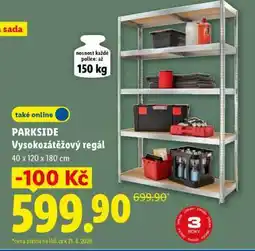 Lidl PARKSIDE Vysokozátěžový regál nabídka