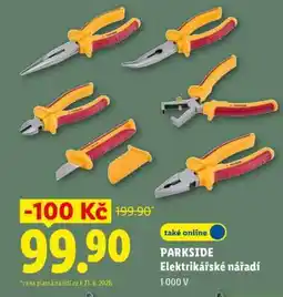 Lidl PARKSIDE Elektrikářské nářadí nabídka