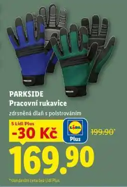 Lidl PARKSIDE Pracovní rukavice nabídka