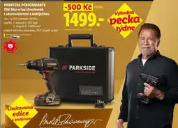 Lidl PARKSIDE PERFORMANCE 20V Aku vrtač/šroubovák s akumulátorem a nabíječkou nabídka