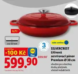 Lidl SILVERCREST Litinová servírovací pánev Premium Ø 30 cm nabídka