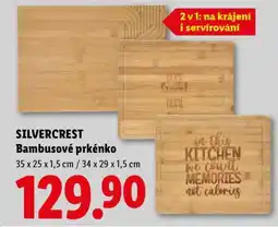 Lidl SILVERCREST Bambusové prkénko nabídka