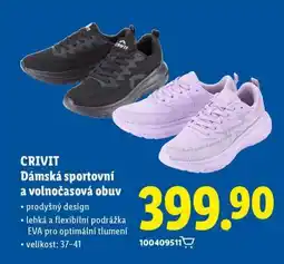 Lidl CRIVIT Dámská sportovní a volnočasová obuv nabídka