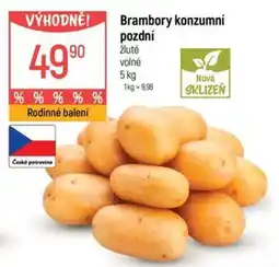 Globus Brambory konzumní pozdní žluté volné nabídka