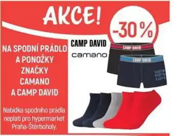 Camano spodní prádlo a ponožky