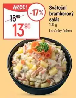 Globus Lahůdky Palma sváteční bramborový salát nabídka