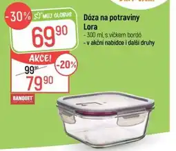 Globus Banquet dóza na potraviny Lora nabídka