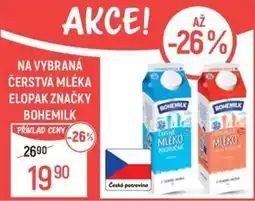 Globus Bohemilk čerstvé mléko nabídka