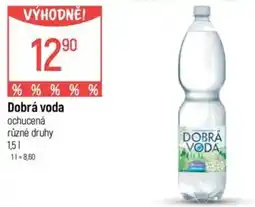 Globus Dobrá voda ochucená různé druhy nabídka