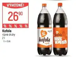 Globus Kofola různé druhy nabídka