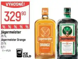 Globus Jägermeister 35% Jägermeister Orange 33% nabídka