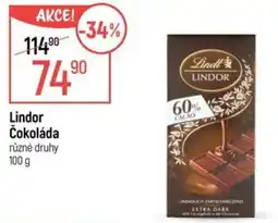 Globus Lindor čokoláda nabídka