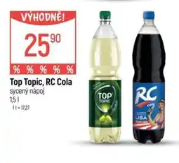 Globus Top Topic, RC Cola nabídka